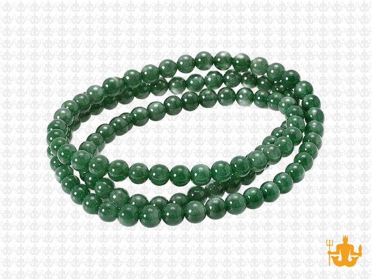 4mm Green Aventurine Round Beads 15.5" natural [4b15]