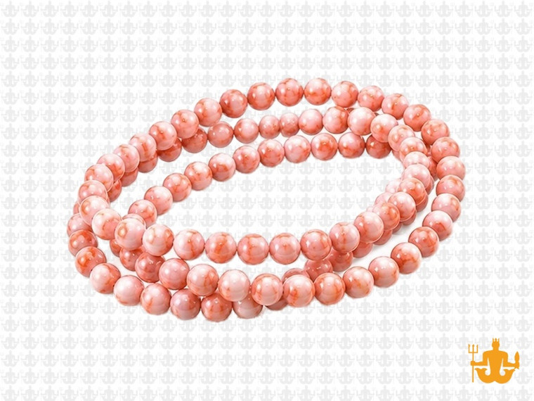 4mm Red Moss Agate Round Beads 15.5" natural [4b91]