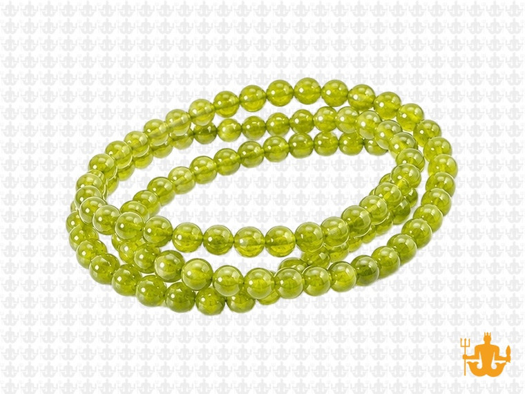 4mm New Jade Round Beads 15.5" dyed. natural [4c64]