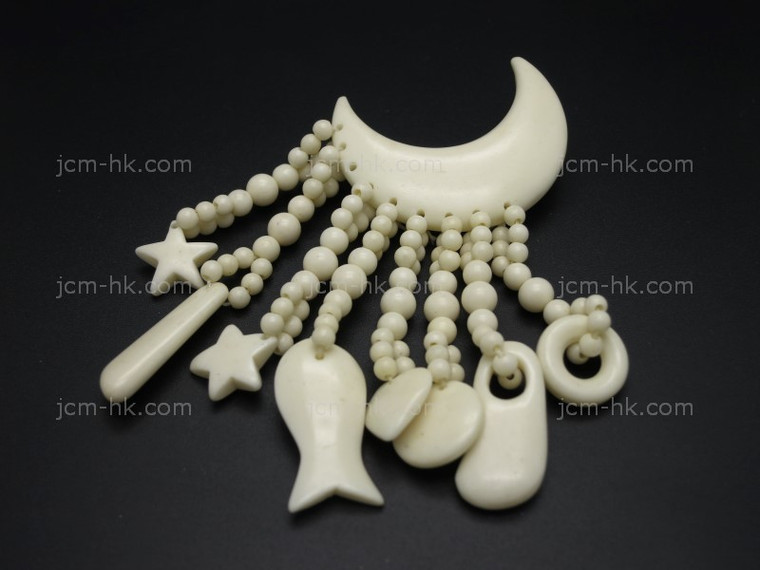 36X80mm Buffalo Bone Brooch [z1765]