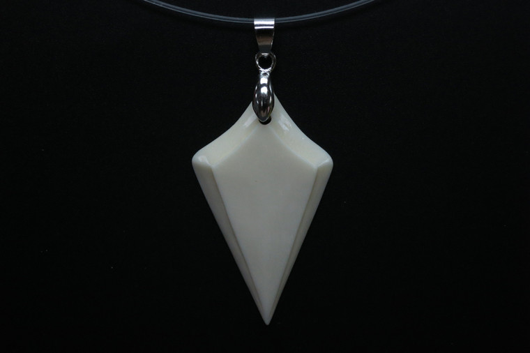 25x45mm Buffalo Bone Designer Bead Pendant [z5752]