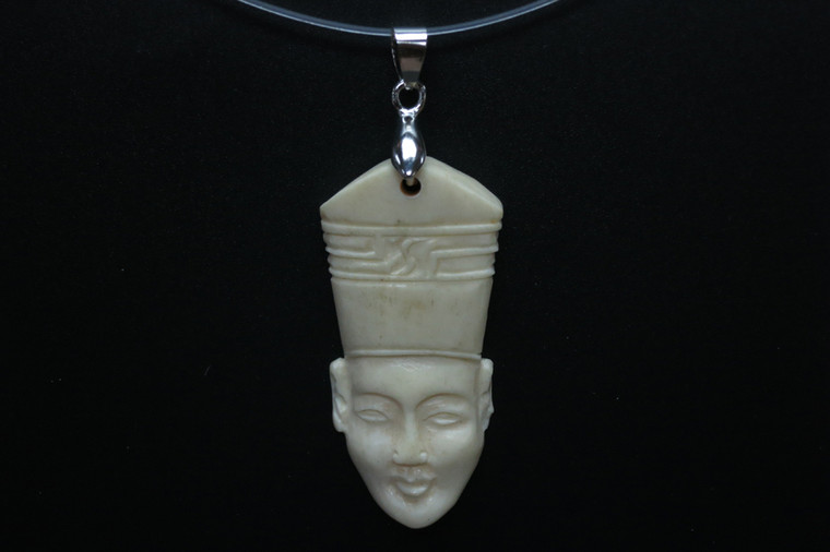 22x40mm Buffalo Bone Egypt King Designer Bead Pendant [z5726]