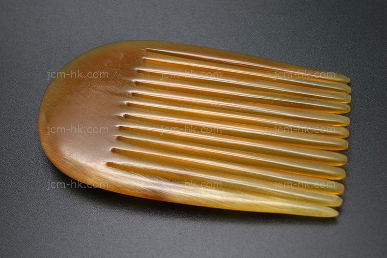 46x75mm Amber Horn Comb [z5379]