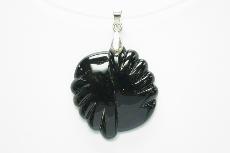 30x35mm Buffalo Horn Carved Designer Bead Pendant [z5425]