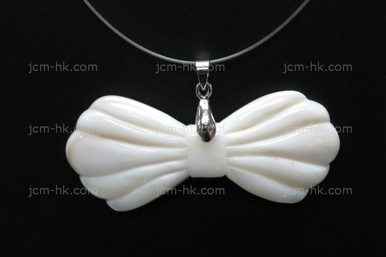 25x60mm Mother of Pearl Designer Bead Pendant [z7295]
