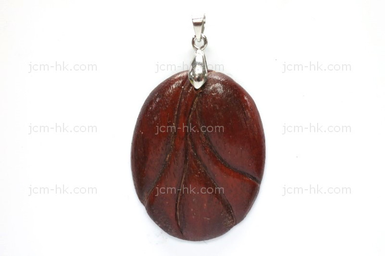 30x40mm Wood Designer Bead Pendant [z7207]