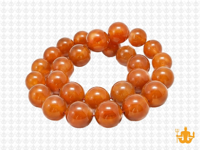10mm Apricot Quartz Round Beads 15.5" natural [10d18]