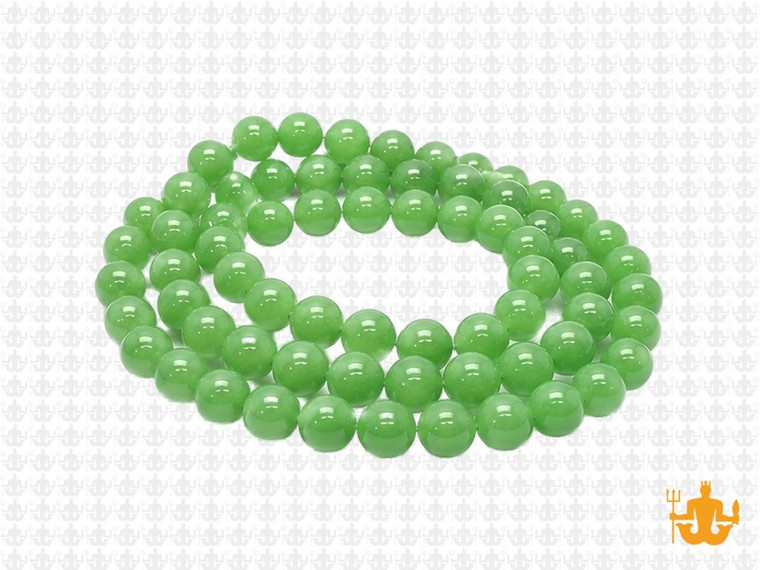 6mm Chrysprase Round Beads 15.5" synthetic [6a71]