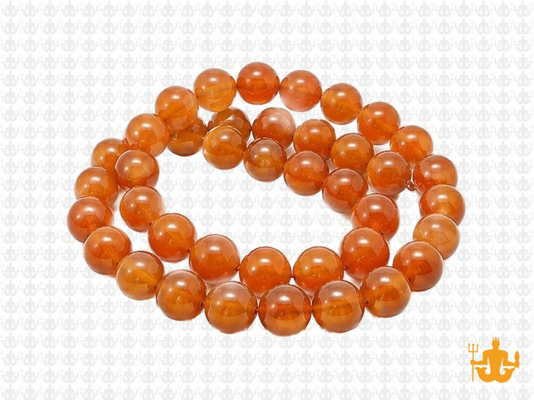 8mm Apricot Quartz Round Beads 15.5" natural [8d18]