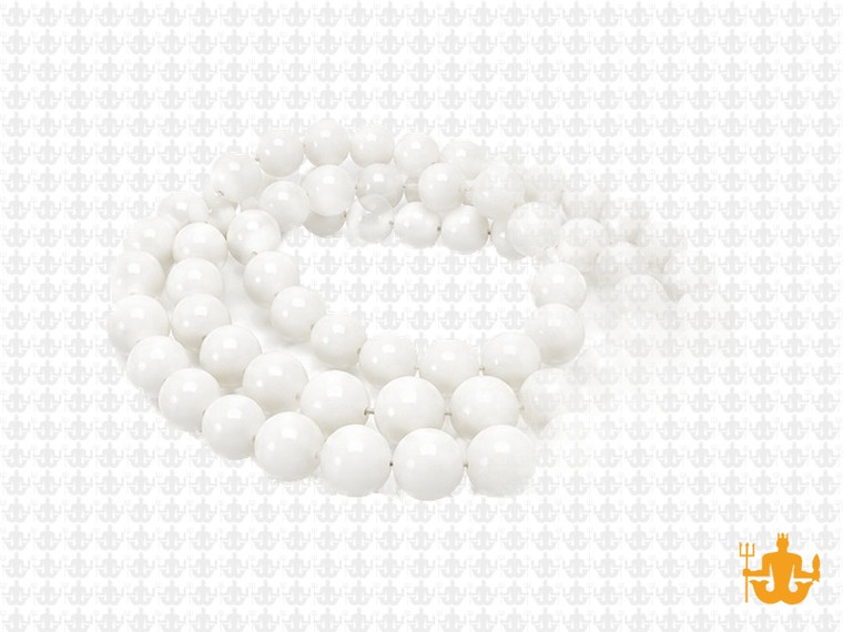 6mm White Obsidian Round Beads 15.5" [6b98]