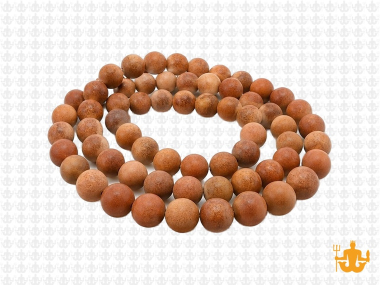 6mm Matte Gold Lace Agate Round Beads 15.5" natural [6c29m]