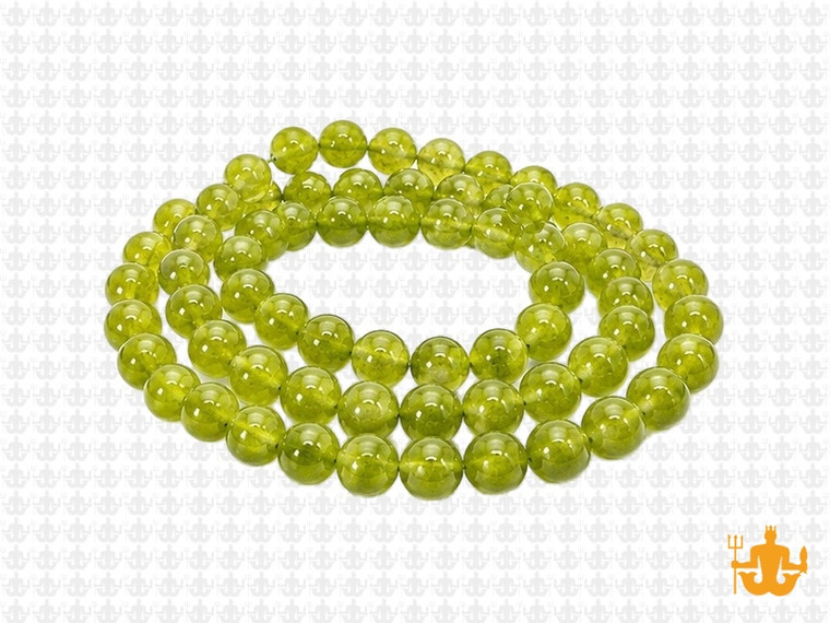 6mm New Jade Round Beads 15.5" natural [6c64]