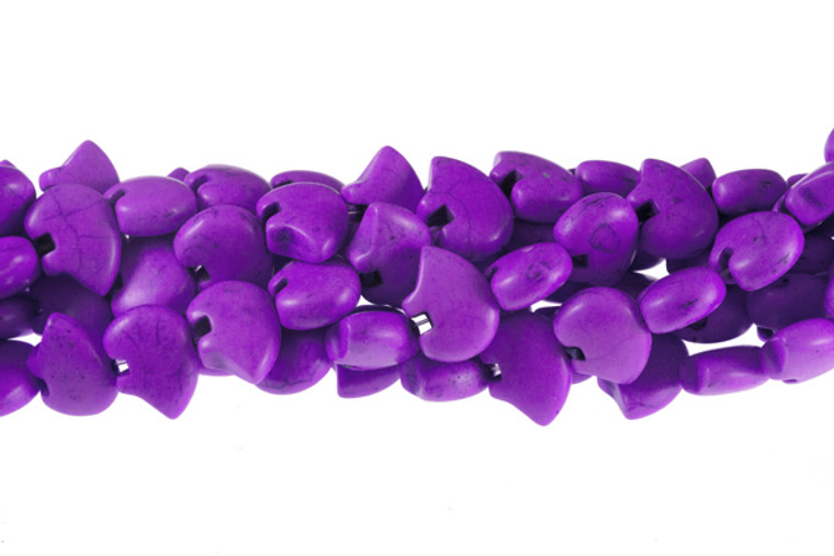 13x18mm Magnesite Zuni Bear Beads 15.5" [t477p]