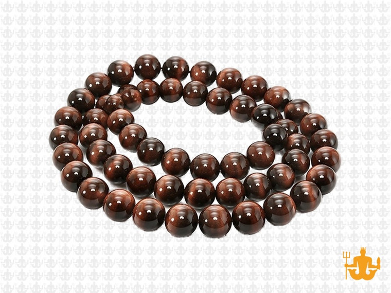 6mm Red Tiger Eye Round Beads 15.5" natural [6d6]