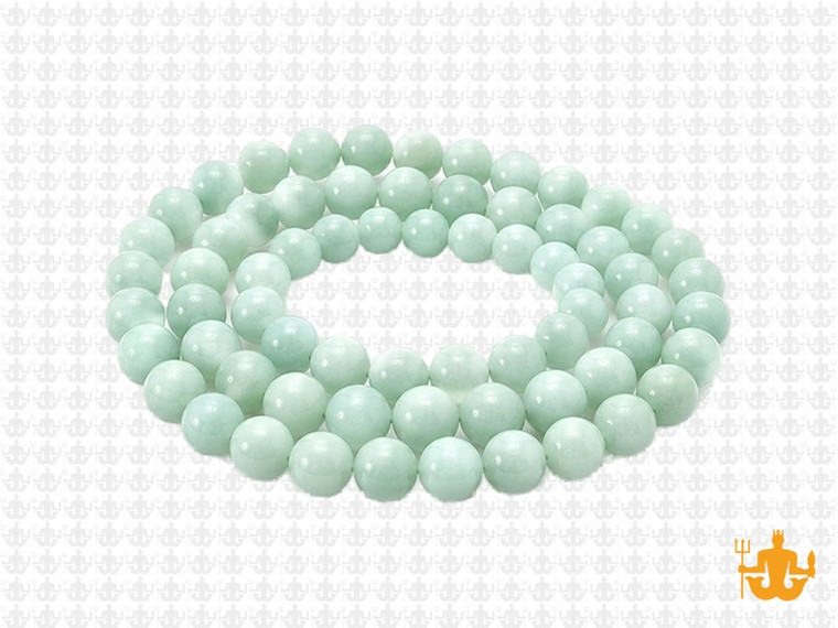 6mm Amazonite Round Beads 15.5" natural [6r34]