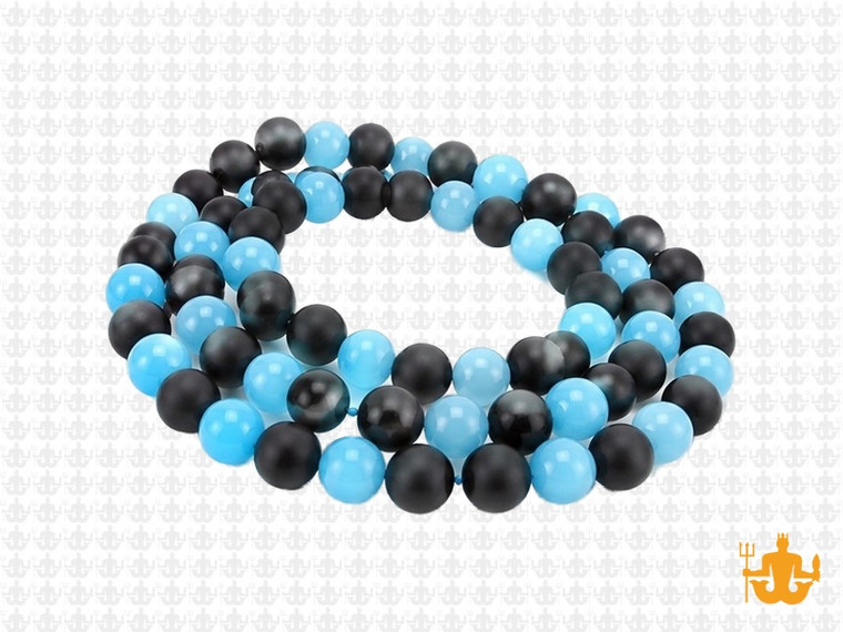 6mm Agate & Chalcedony Round Beads 15.5" synthetic [6x38]