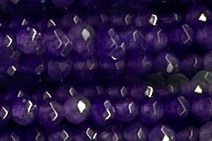 3mm Jade round faceted beads 15.5" [v0128]