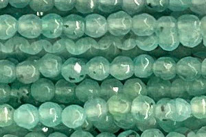 3mm Jade round faceted beads 15.5" [v0131]