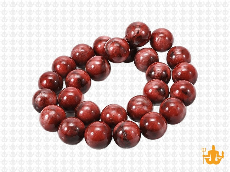 10mm Brazil Agate Round Beads 15.5" natural [10c25]