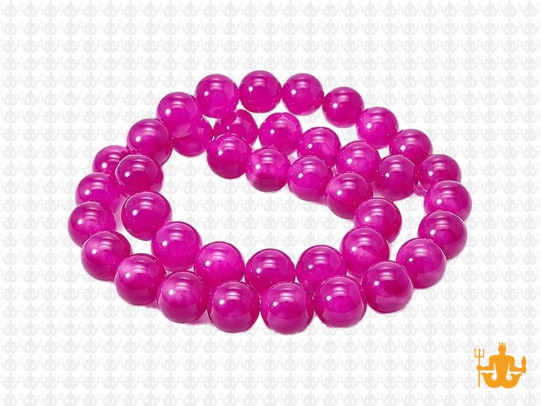 8mm Rose Agate Round Beads 15.5" dyed [8f11]