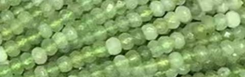 4mm New Jade dyed Faceted Rondelle Beads 15.5" [v0341]