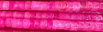 4mm Pink Jade Heishi Beads 15.5" [v0454]