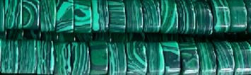 4mm Malachite synthetic Heishi Beads 15.5" [v0471]