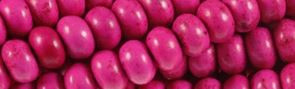8mm Pink Magnesite Rondelle Beads t533f 15.5" [v0598d]