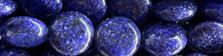 15mm Lapis Lazuli Puff Coin Beads 15.5" [v0723]