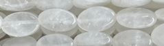 10x14mm Snow Jade Oval Beads 15.5" [v0826]