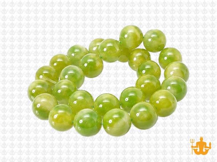 10mm New Jade Round Beads 15.5" natural [10c55]