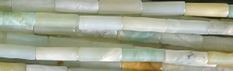 4x13mm Amazonite Tube Beads 15.5" [v0902]