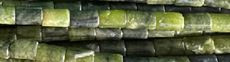 5x8mm Nephrite Tube Beads 15.5" [v0985]