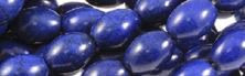 8x12mm Lapis Magnesite Rice Beads t523l 15.5" [v1256]