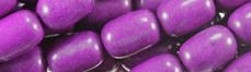 8x12mm Purple Magnesite Drum Beads t454p 15.5" [v1267]