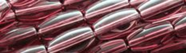 8x14mm Amethyst synthetic Rice Beads u74a6 15.5" [v1298]