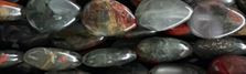 10x14mm Africa Blood Agate Tear Beads 15.5" [v1307]