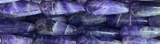 10x30mm Fluorite Tear Beads 15.5" [v1329]