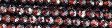 8mm Garnet Jade dyed Faceted Round Beads 15.5" [v1426]