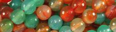 8mm Rainbow Agate Faceted Round Beads 15.5" [v1466]