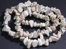 8-12mm White Turquoise Chips cd23 16" [v1812]