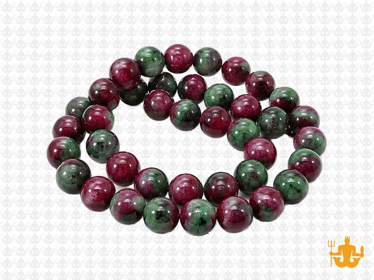 8mm Watermelon Agate Round Beads 15.5" dyed [8r39]
