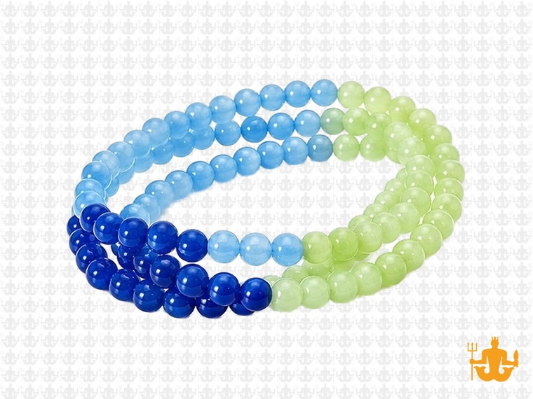 4mm  Multi-Colors Jade & Agate Beads 15.5" [4x56]