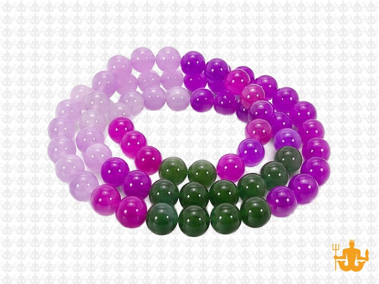 6mm  Multi-Colors Jade & Agate Beads 15.5" [6x60]