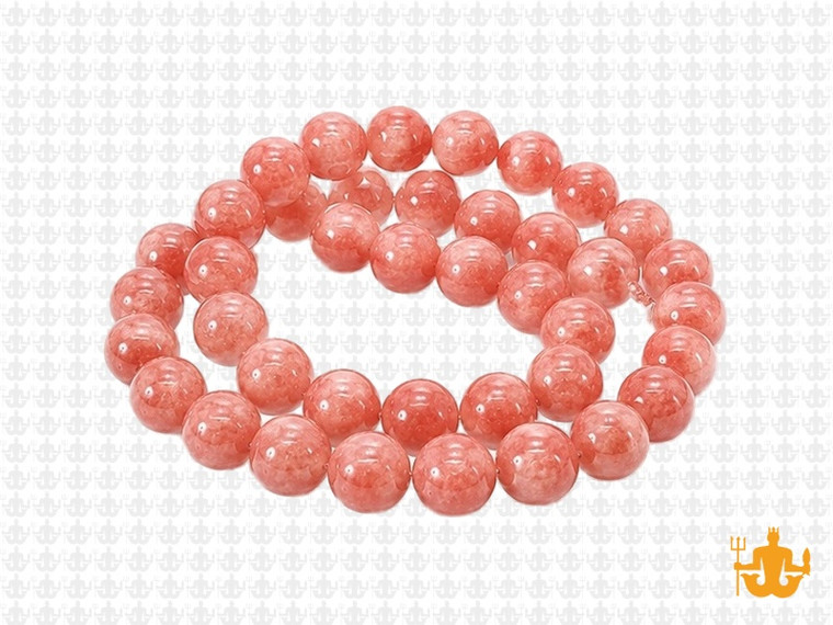 8mm Sunstone Round Beads 15.5" dyed quartz [8r73]