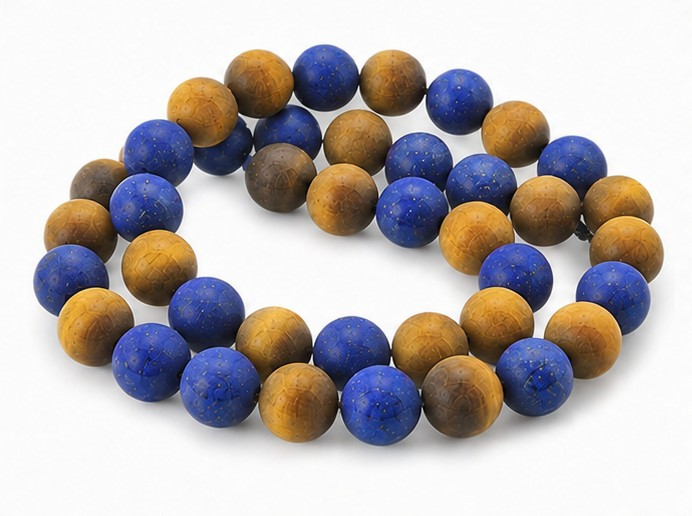 8mm Matte Amethyst, Lapis, Tiger Eye Round Beads 15.5", Natural [8x92m]