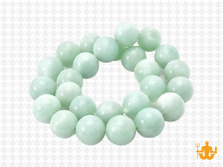 10mm Amazonite Round Beads 15.5" natural [10r34]