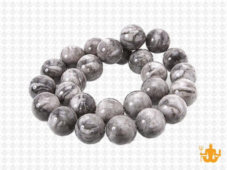10mm Earth Jasper Round Beads 15.5" natural [10r69]