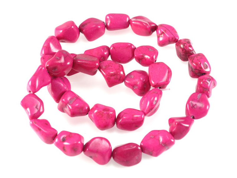 10-12mm Pink Magnesite Nugget Beads 15.5" [t400f]