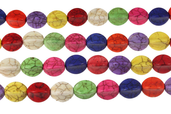 14x16mm Mix Magnesite Star Fruit beads 15.5" [t413x]